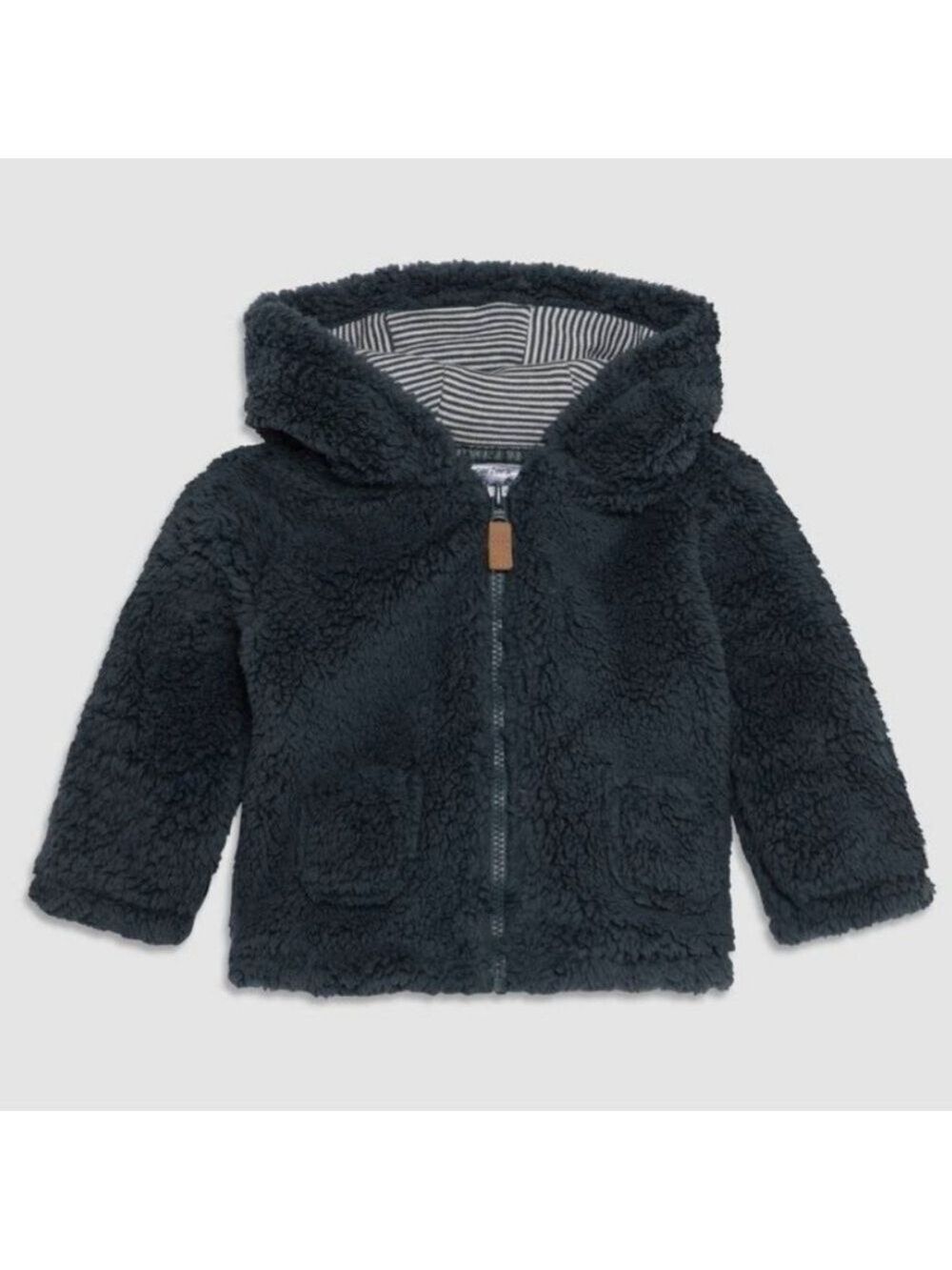 Carter's Baby Zip-Up Navy Sherpa Jacket 3 Months - New With Tags